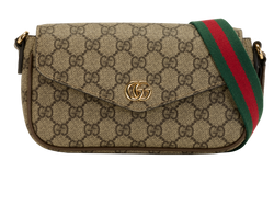 Ophidia Pochette, Canvas, Beige, 181998, 1*